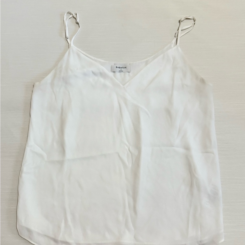 Babaton White Camisole Top